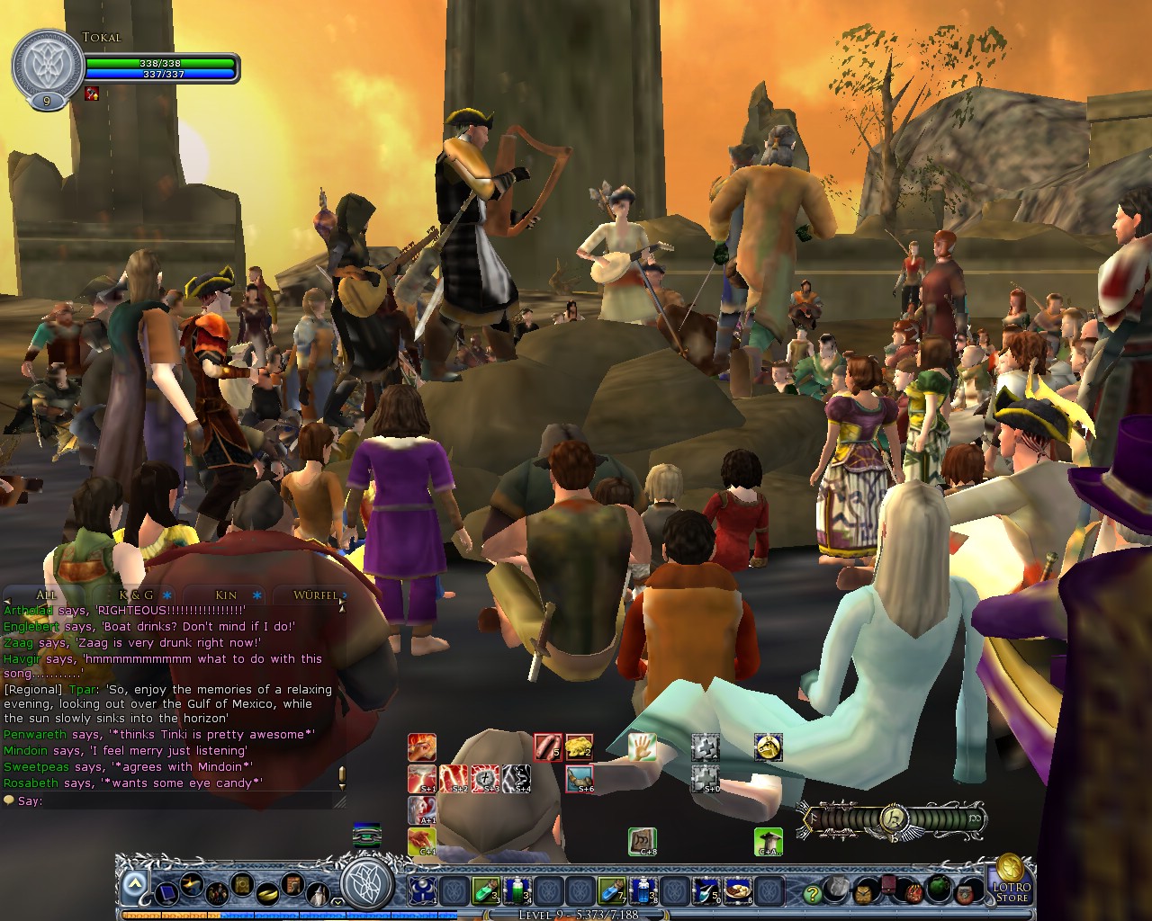 Image: The "Blackheart Pirates" on stage 05