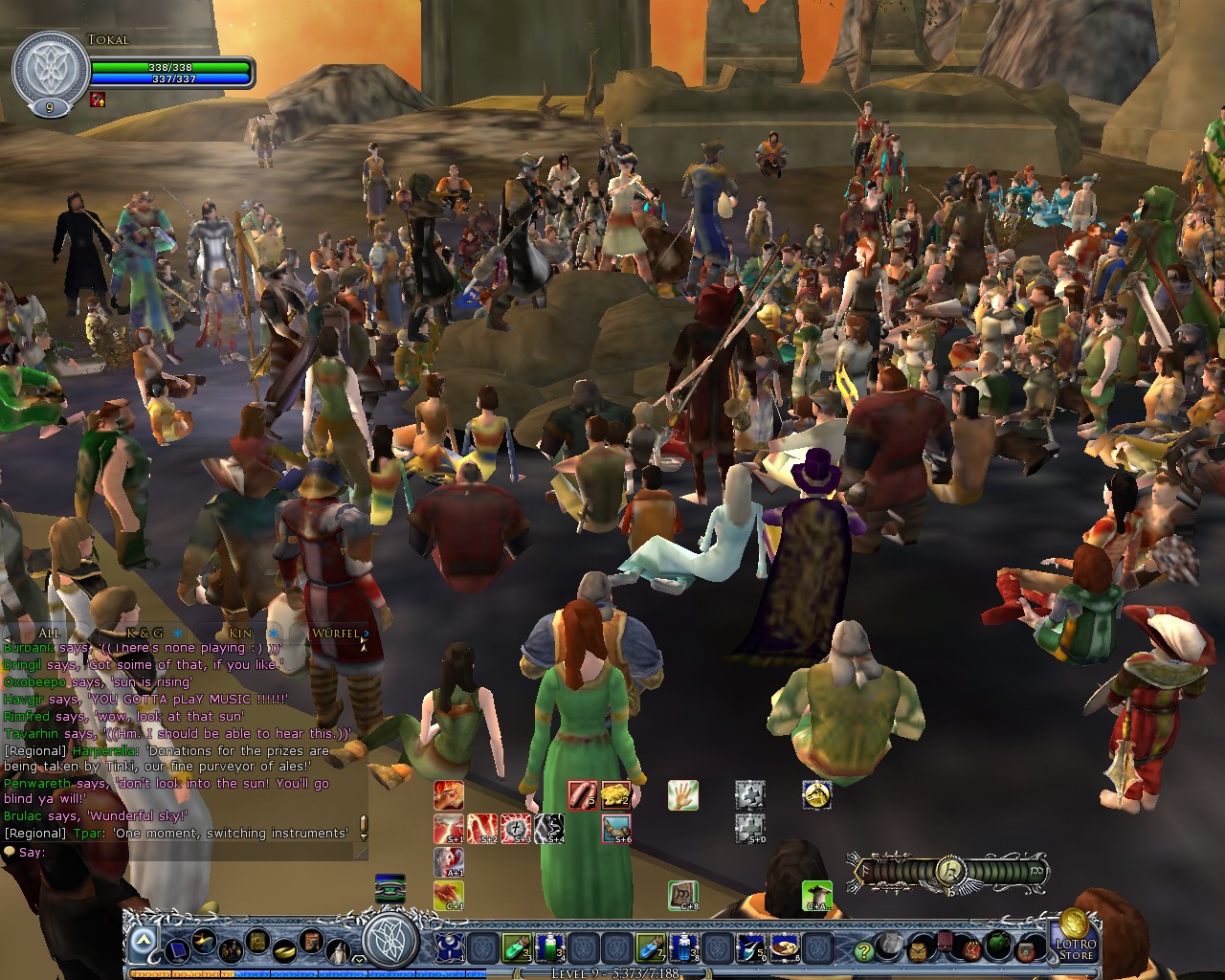 Image: The "Blackheart Pirates" on stage 07