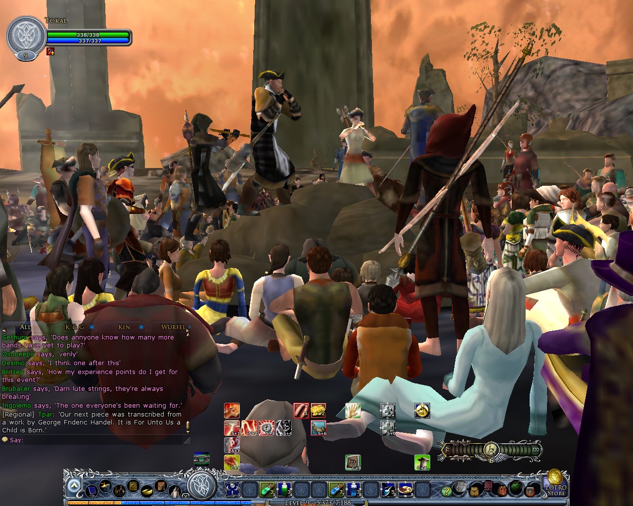 Image: The "Blackheart Pirates" on stage 08