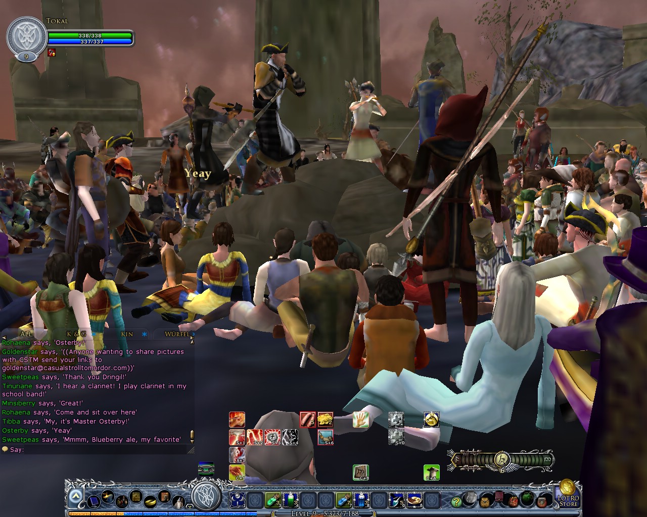 Image: The "Blackheart Pirates" on stage 09