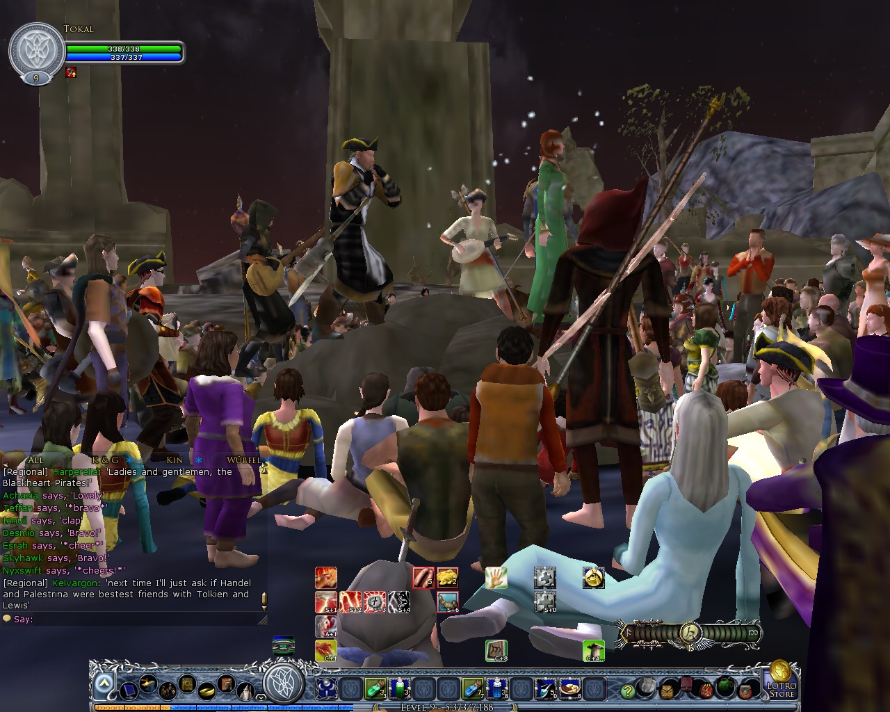 Image: The "Blackheart Pirates" on stage 10