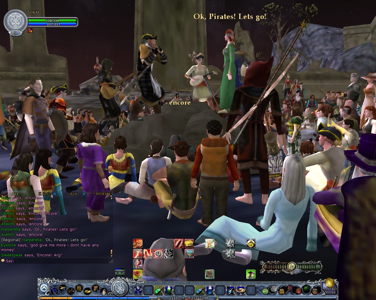 Image: The "Blackheart Pirates" on stage 11