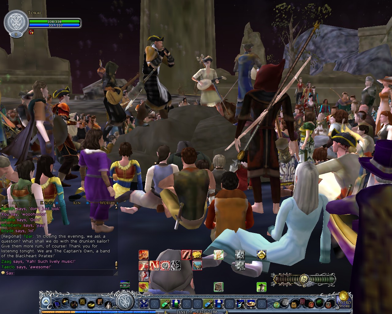 Image: The "Blackheart Pirates" on stage 12