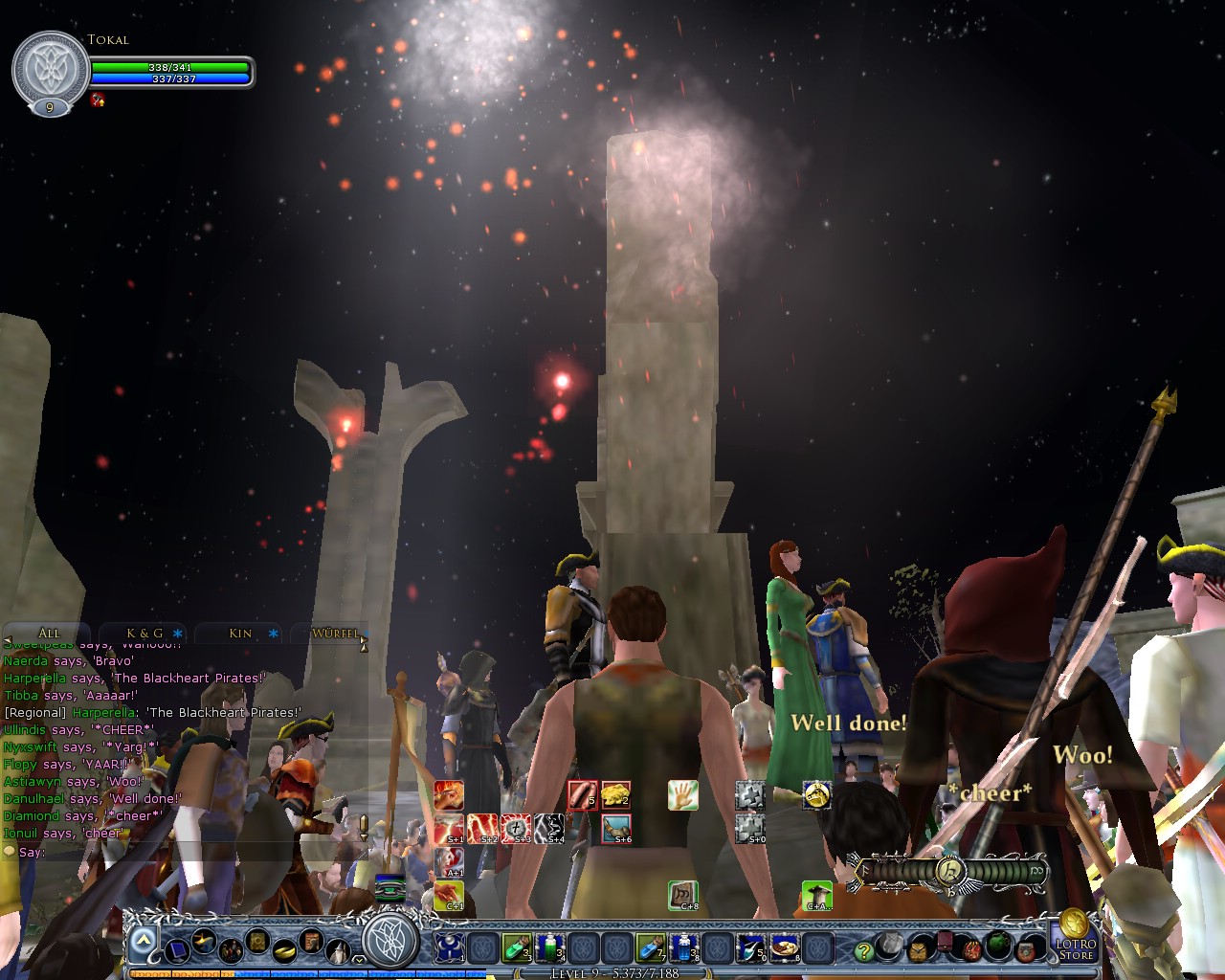 Image: The "Blackheart Pirates" on stage 15