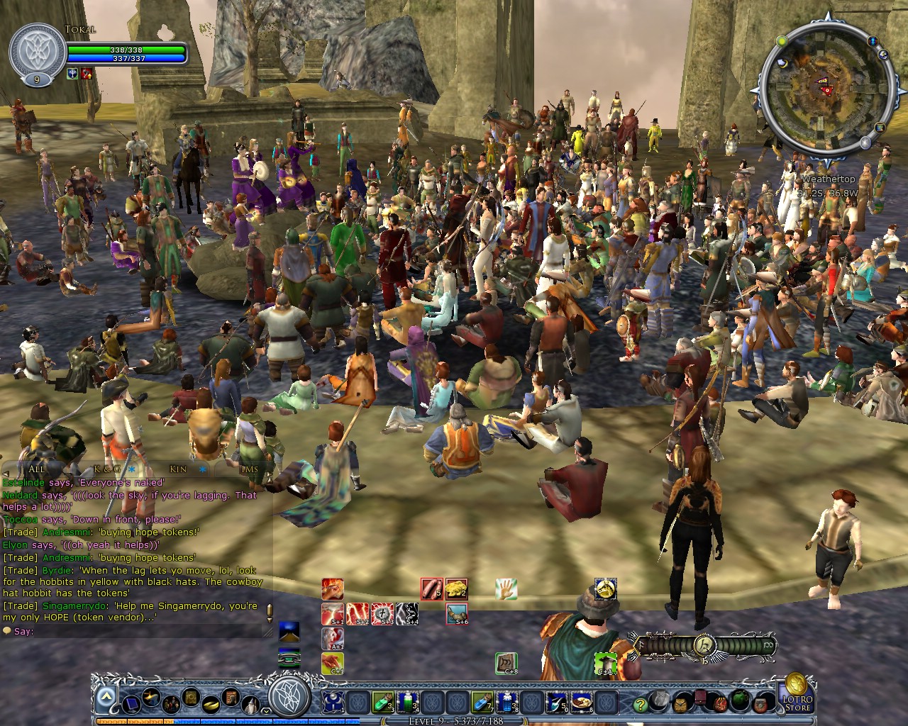 Image: The first band enters the rock-stage