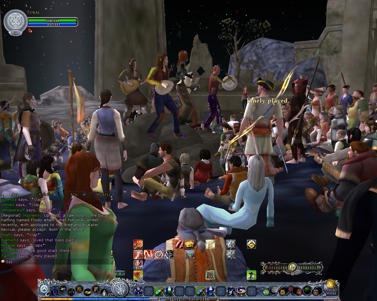 Bild: "Ingolemo Experience" playing their tunes 01