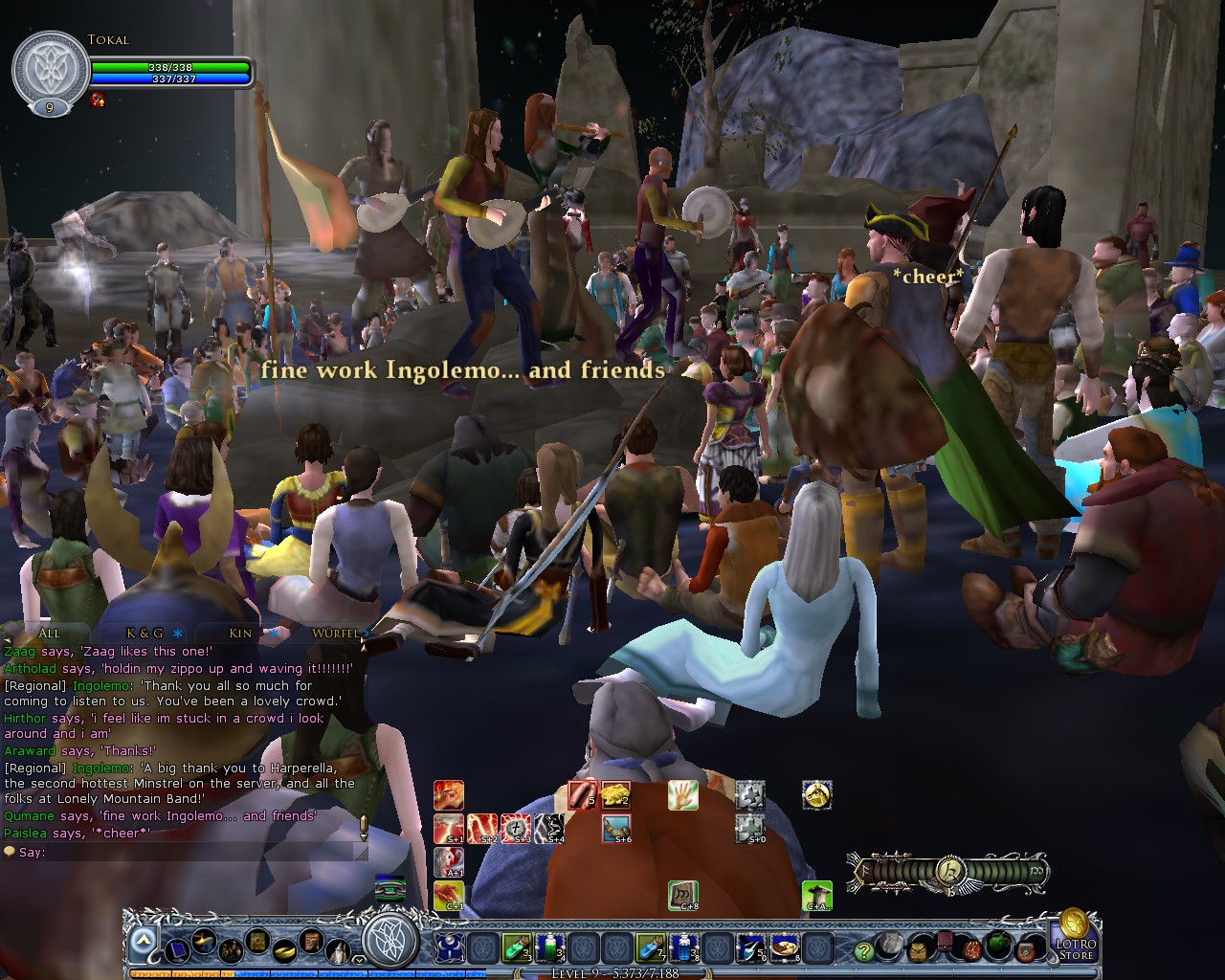 Bild: "Ingolemo Experience" playing their tunes 02