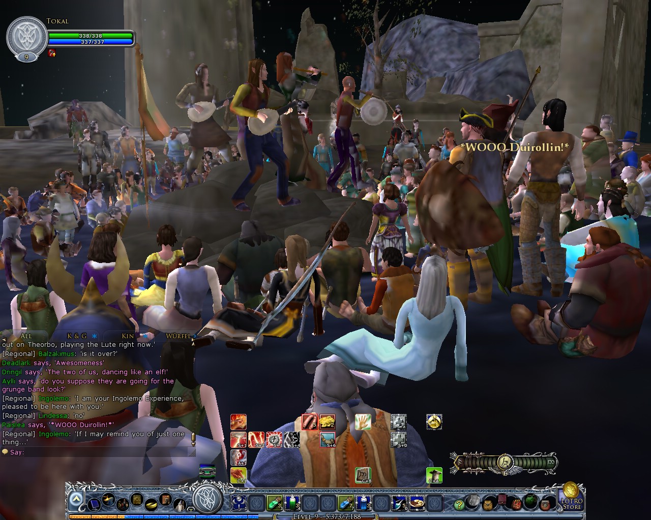 Bild: "Ingolemo Experience" playing their tunes 03