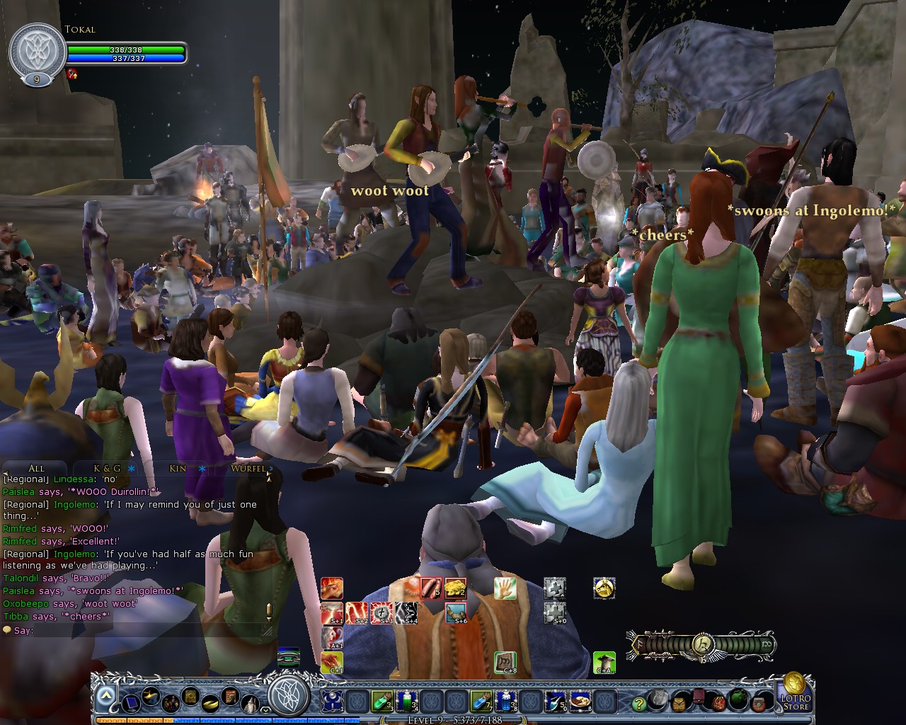 Bild: "Ingolemo Experience" playing their tunes 04