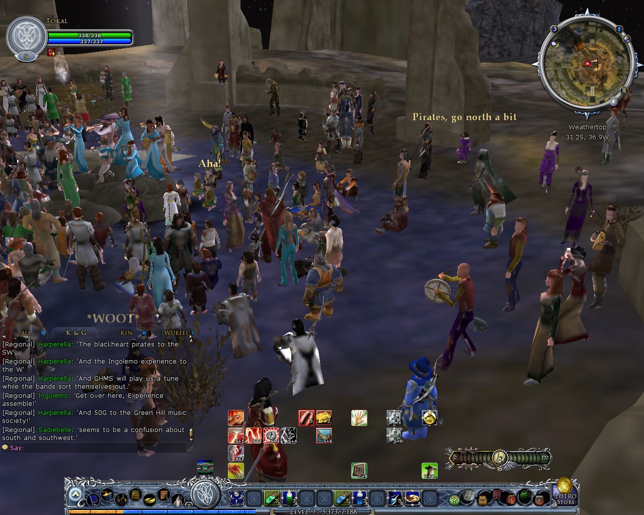 Image: The bands arrange for the last tune and the Battle of the Bands 02