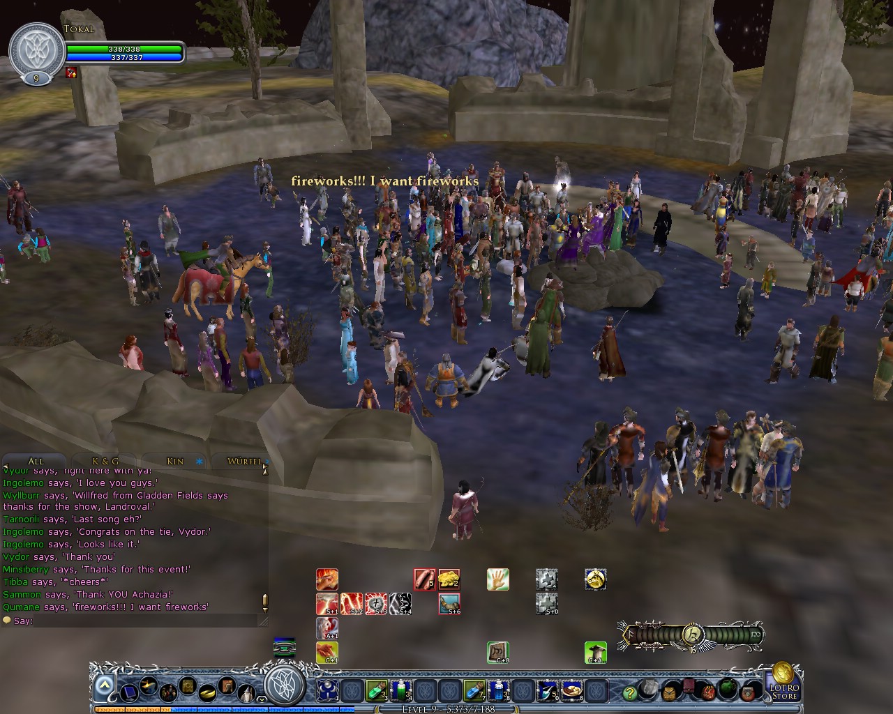 Image: The bands arrange for the last tune and the Battle of the Bands 12