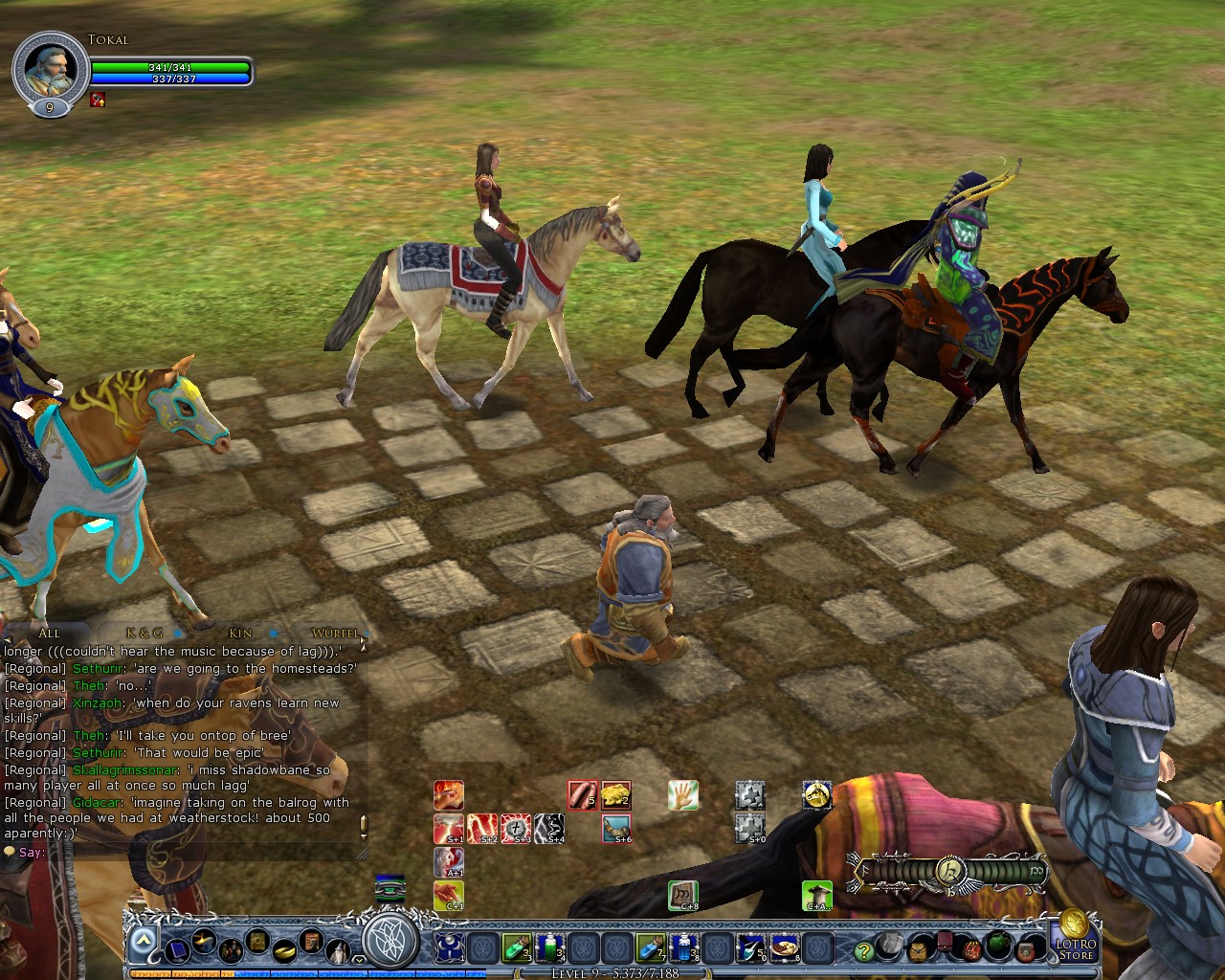 Image: The long procession walking from Weathertop to Bree 23