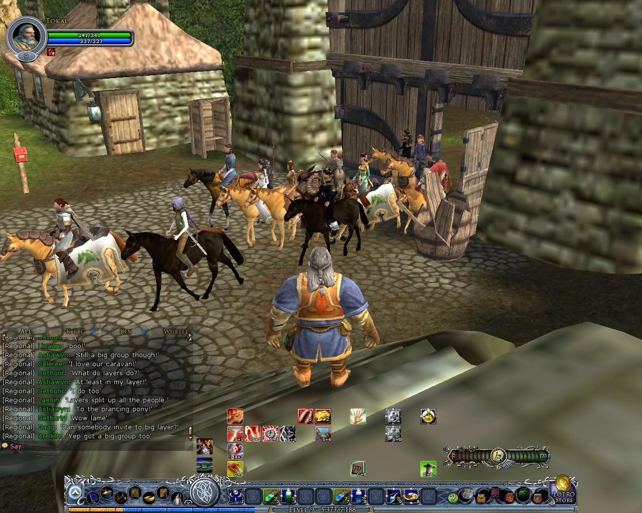 Image: The long procession walking from Weathertop to Bree 26