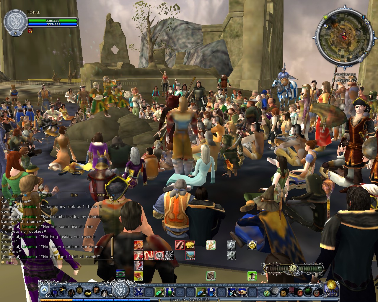 Image: The band "Songburrow Strollers" enters the stage