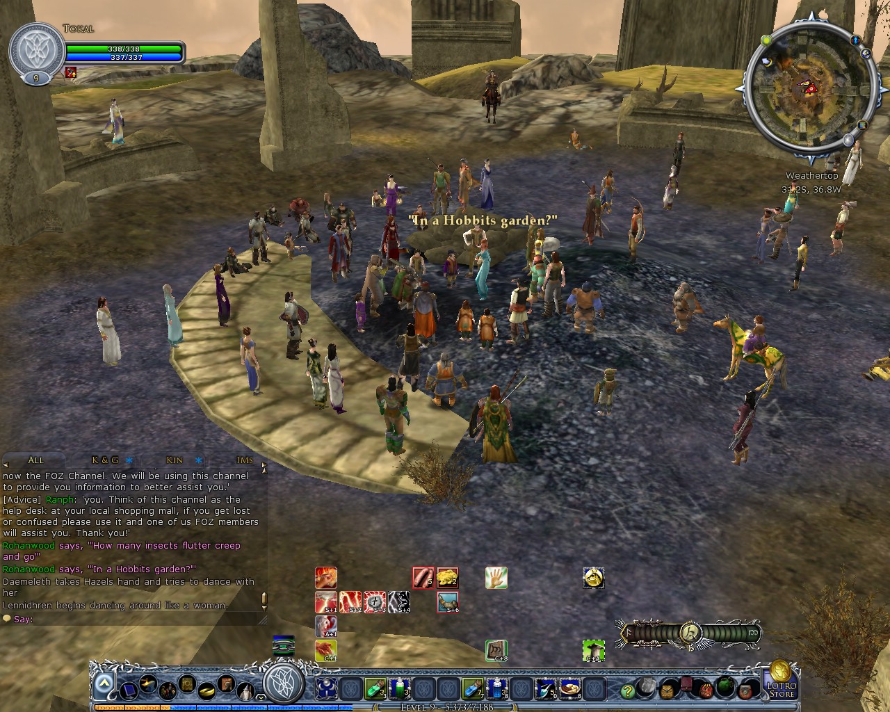 Image: Arrival at the Weathertop