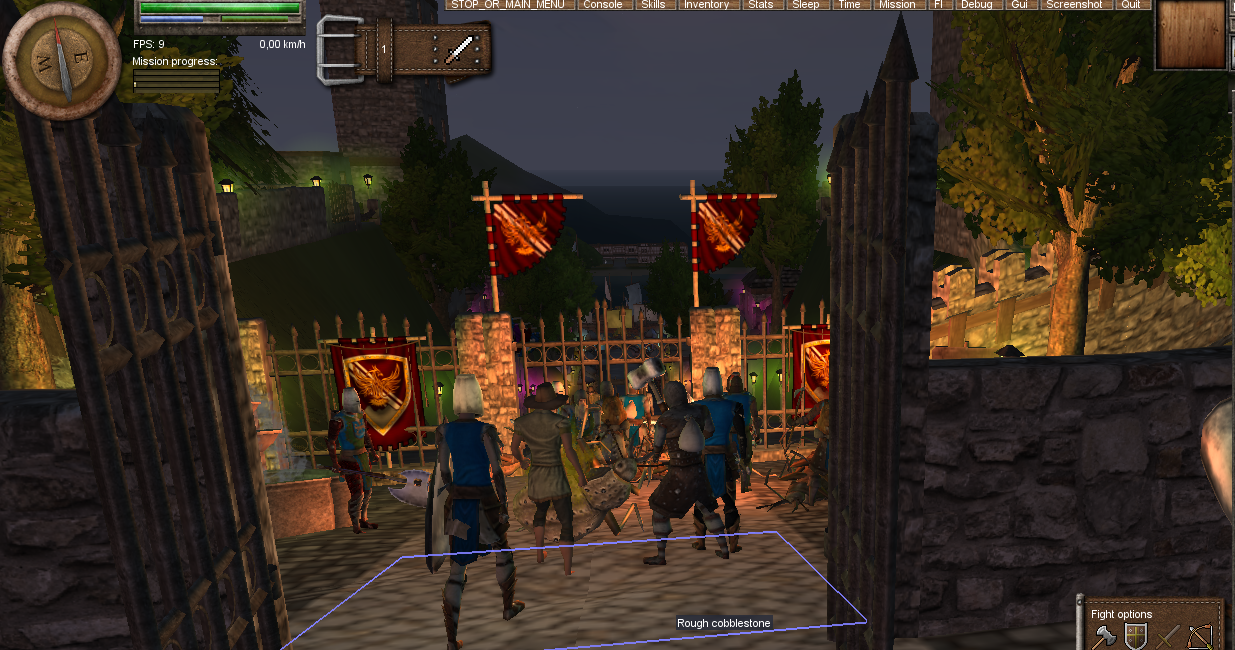 Image: Warriors gathering for the GM event