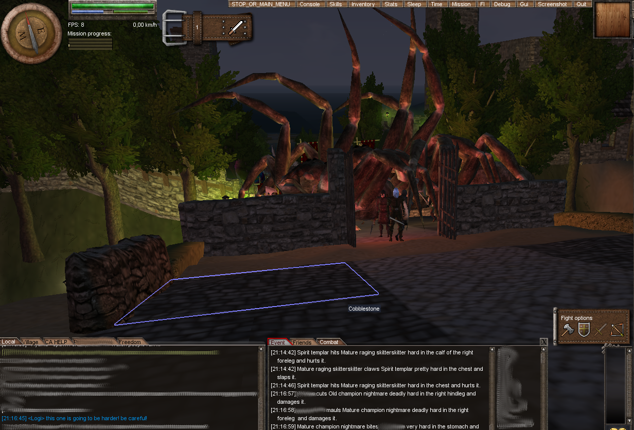 Image: GM Logi spawns Champion Nightmares