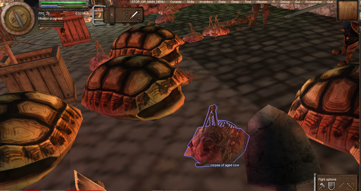 Image: Burrying the monster corpses